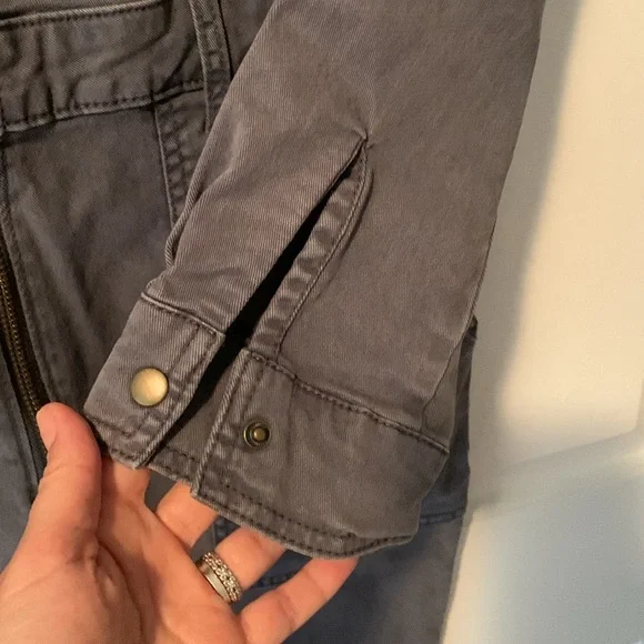 Gray Utility Jumpsuit - Picture 4 of 6